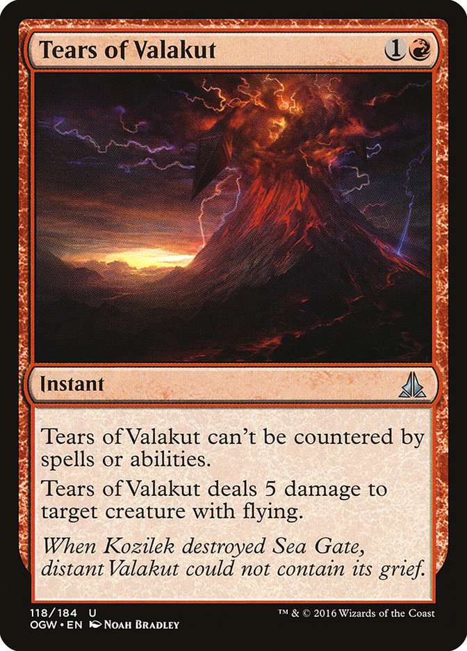 Tears of Valakut [Oath of the Gatewatch] | Dragon's Lair Comics and Fantasy Houston TX