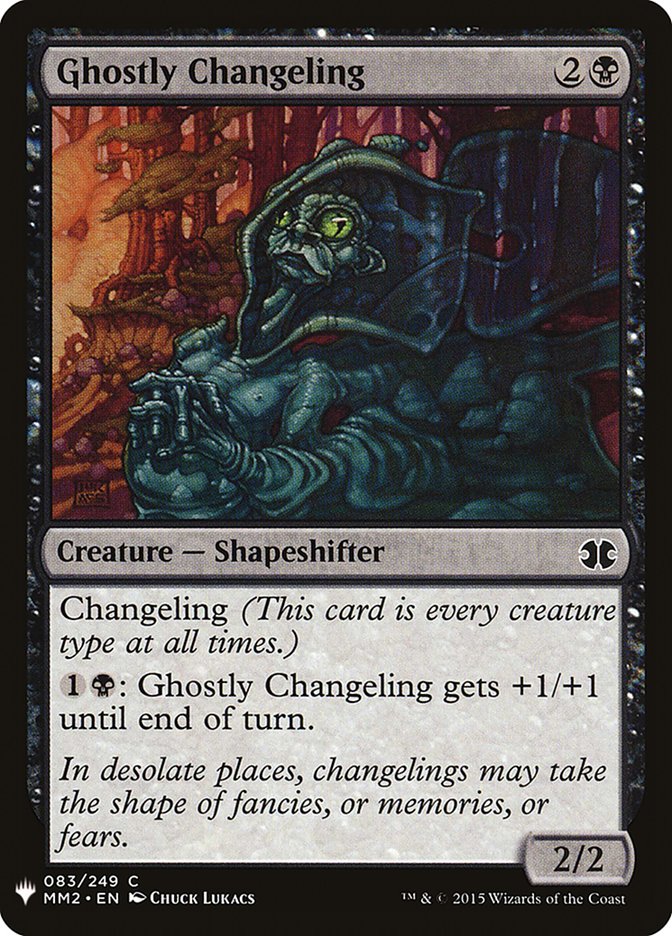 Ghostly Changeling [Mystery Booster] | Dragon's Lair Comics and Fantasy Houston TX