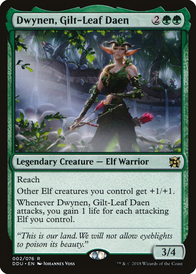 Dwynen, Gilt-Leaf Daen [Duel Decks: Elves vs. Inventors] | Dragon's Lair Comics and Fantasy Houston TX