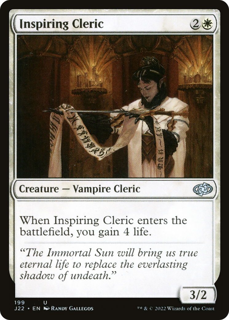 Inspiring Cleric [Jumpstart 2022] | Dragon's Lair Comics and Fantasy Houston TX