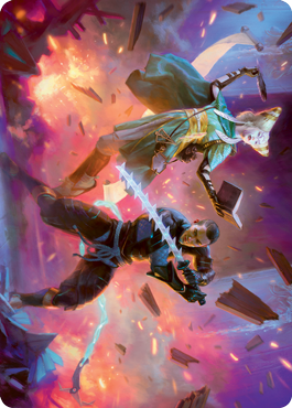 Explosive Entry Art Card [Kamigawa: Neon Dynasty Art Series] | Dragon's Lair Comics and Fantasy Houston TX