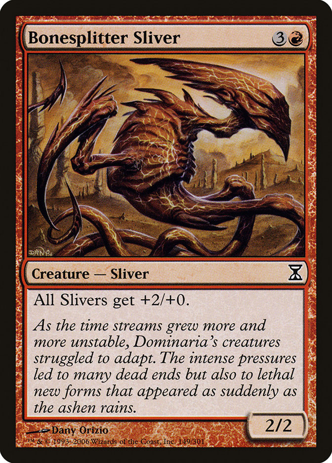 Bonesplitter Sliver [Time Spiral] | Dragon's Lair Comics and Fantasy Houston TX