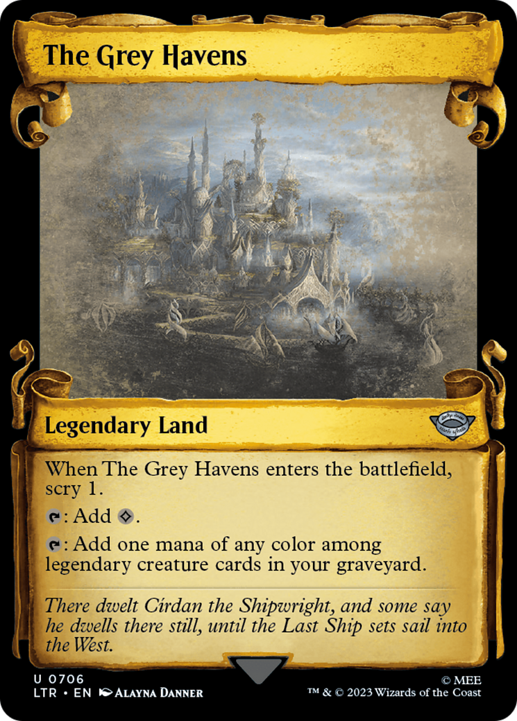 The Grey Havens [The Lord of the Rings: Tales of Middle-Earth Showcase Scrolls] | Dragon's Lair Comics and Fantasy Houston TX