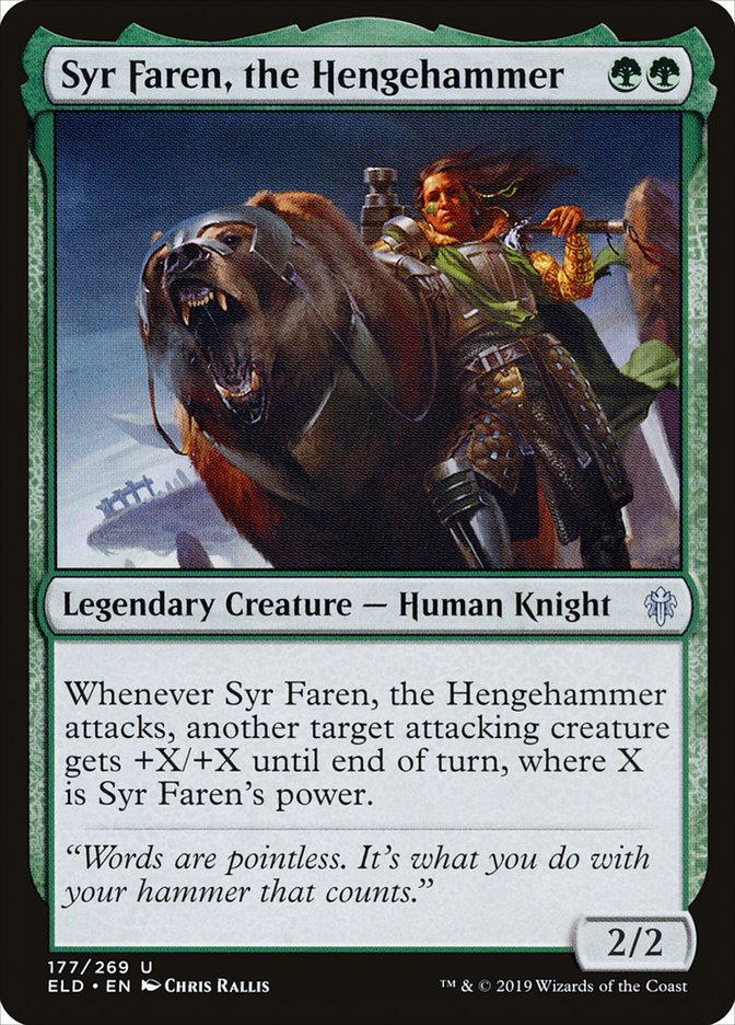 Syr Faren, the Hengehammer [Throne of Eldraine] | Dragon's Lair Comics and Fantasy Houston TX