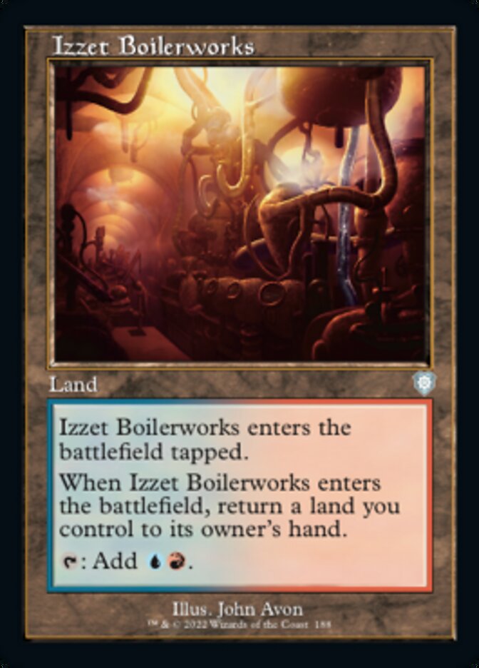 Izzet Boilerworks (Retro) [The Brothers' War Commander] | Dragon's Lair Comics and Fantasy Houston TX