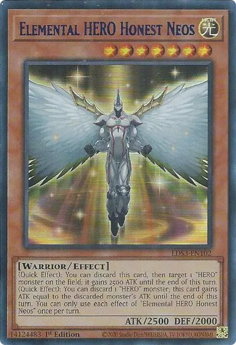 Elemental HERO Honest Neos (Blue) [LDS3-EN102] Ultra Rare | Dragon's Lair Comics and Fantasy Houston TX