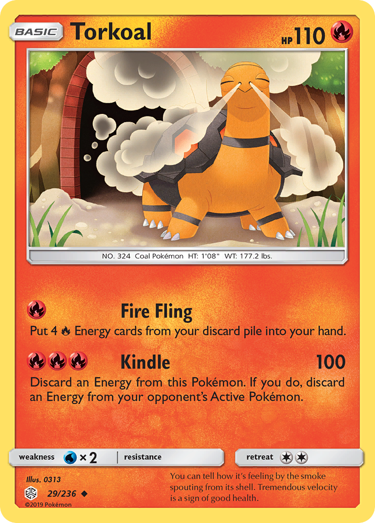 Torkoal (29/236) [Sun & Moon: Cosmic Eclipse] | Dragon's Lair Comics and Fantasy Houston TX