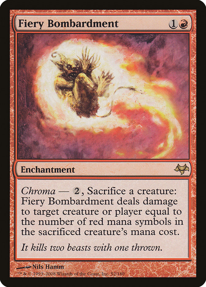 Fiery Bombardment [Eventide] | Dragon's Lair Comics and Fantasy Houston TX