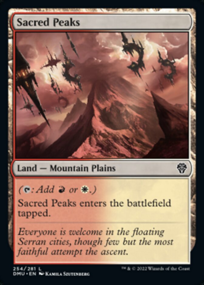 Sacred Peaks [Dominaria United] | Dragon's Lair Comics and Fantasy Houston TX