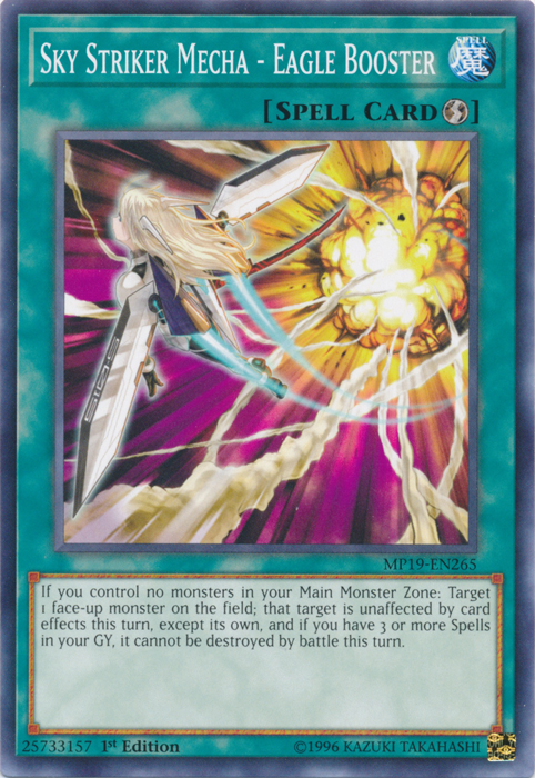 Sky Striker Mecha - Eagle Booster [MP19-EN265] Common | Dragon's Lair Comics and Fantasy Houston TX