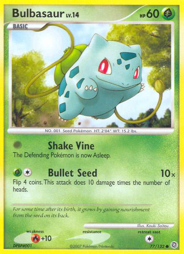 Bulbasaur (77/132) [Diamond & Pearl: Secret Wonders] | Dragon's Lair Comics and Fantasy Houston TX