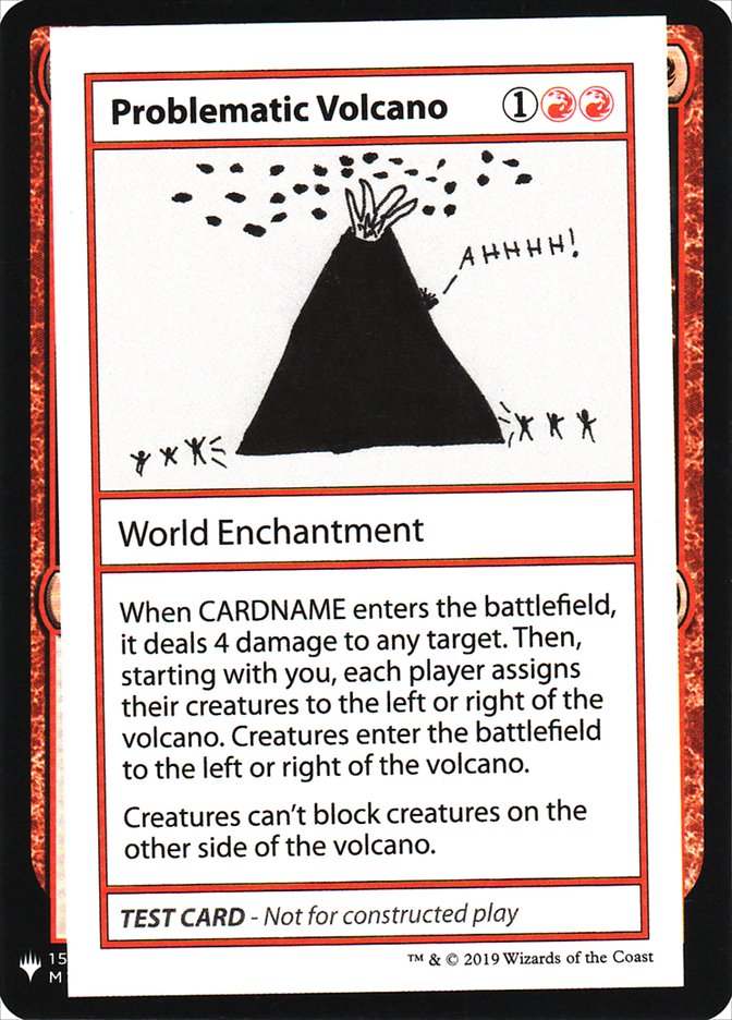 Problematic Volcano [Mystery Booster Playtest Cards] | Dragon's Lair Comics and Fantasy Houston TX