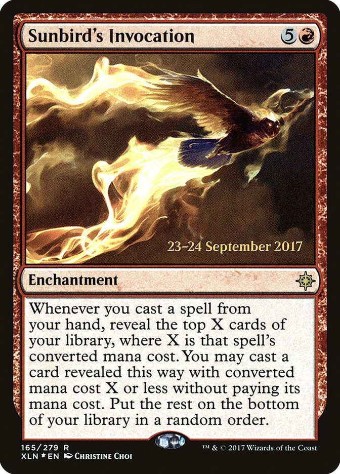 Sunbird's Invocation [Ixalan Prerelease Promos] | Dragon's Lair Comics and Fantasy Houston TX