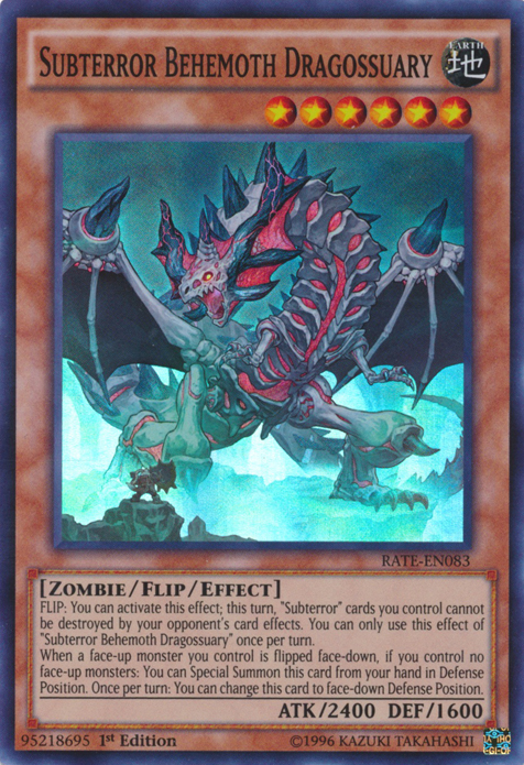 Subterror Behemoth Dragossuary [RATE-EN083] Super Rare | Dragon's Lair Comics and Fantasy Houston TX