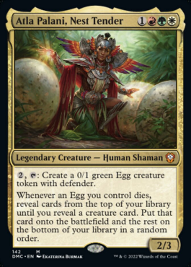Atla Palani, Nest Tender [Dominaria United Commander] | Dragon's Lair Comics and Fantasy Houston TX