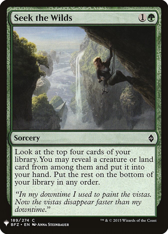 Seek the Wilds [Mystery Booster] | Dragon's Lair Comics and Fantasy Houston TX