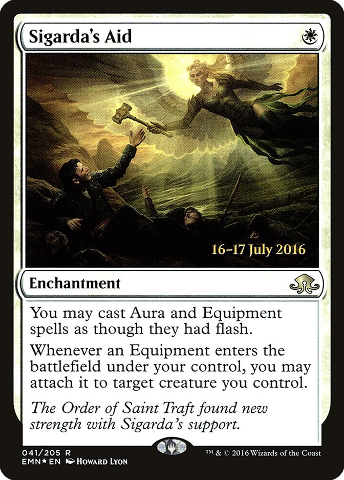 Sigarda's Aid [Eldritch Moon Prerelease Promos] | Dragon's Lair Comics and Fantasy Houston TX