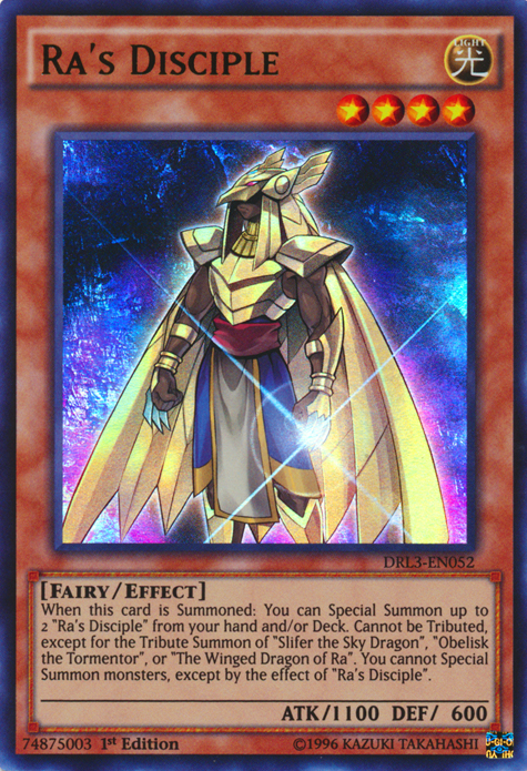 Ra's Disciple [DRL3-EN052] Ultra Rare | Dragon's Lair Comics and Fantasy Houston TX