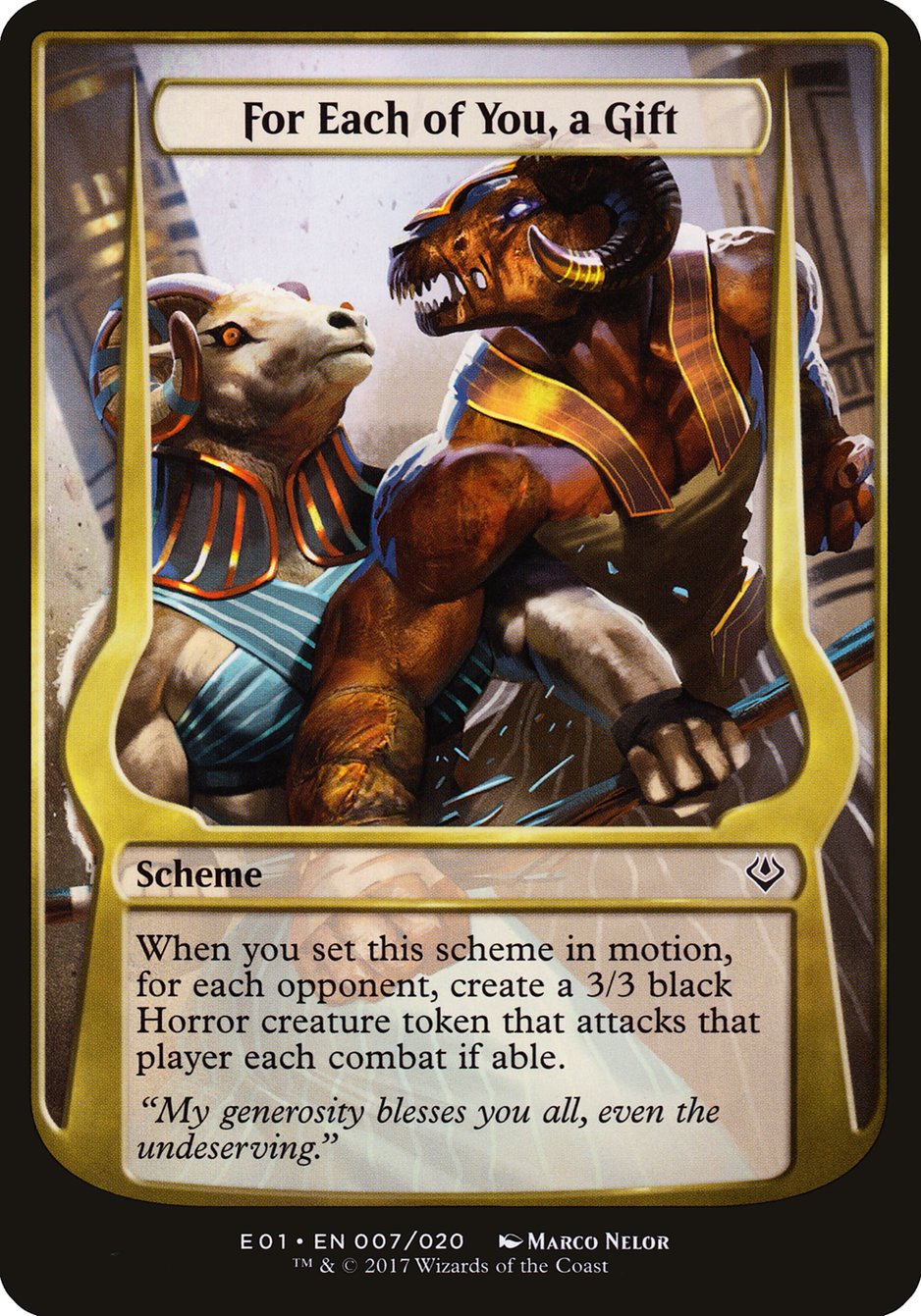 For Each of You, a Gift (Schemes) [Archenemy: Nicol Bolas Schemes] | Dragon's Lair Comics and Fantasy Houston TX