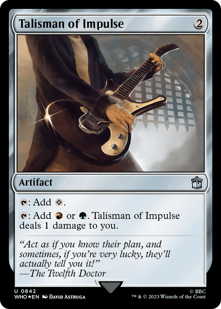 Talisman of Impulse (Surge Foil) [Doctor Who] | Dragon's Lair Comics and Fantasy Houston TX