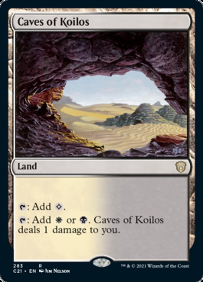 Caves of Koilos [Commander 2021] | Dragon's Lair Comics and Fantasy Houston TX