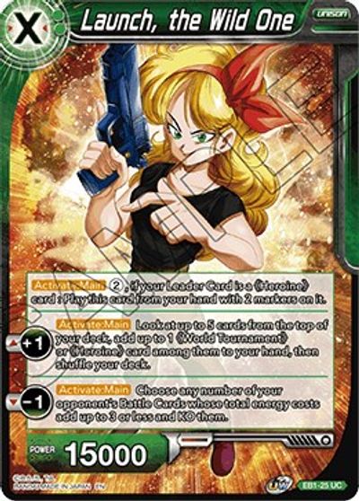 Launch, the Wild One (EB1-25) [Battle Evolution Booster] | Dragon's Lair Comics and Fantasy Houston TX