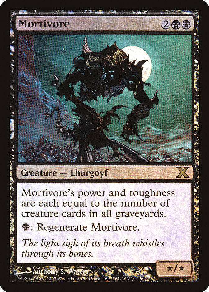 Mortivore (Premium Foil) [Tenth Edition] | Dragon's Lair Comics and Fantasy Houston TX