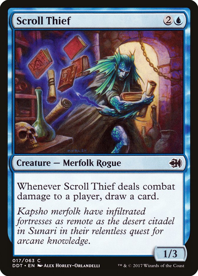 Scroll Thief [Duel Decks: Merfolk vs. Goblins] | Dragon's Lair Comics and Fantasy Houston TX
