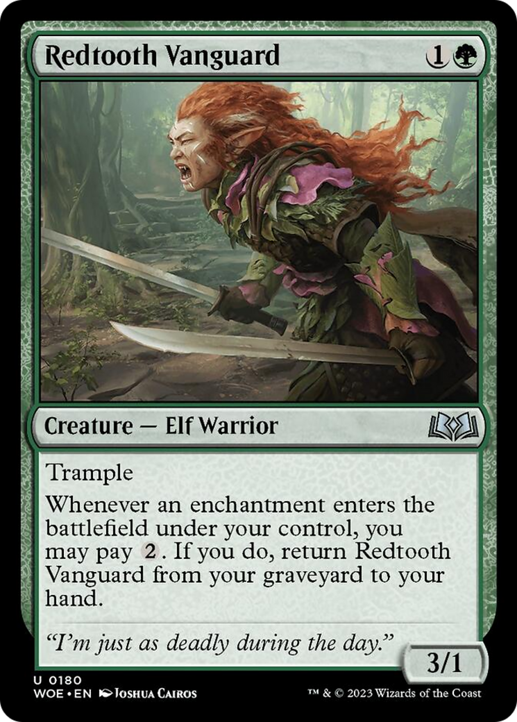 Redtooth Vanguard [Wilds of Eldraine] | Dragon's Lair Comics and Fantasy Houston TX