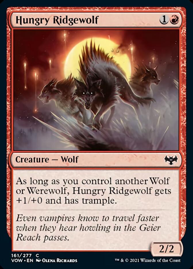 Hungry Ridgewolf [Innistrad: Crimson Vow] | Dragon's Lair Comics and Fantasy Houston TX