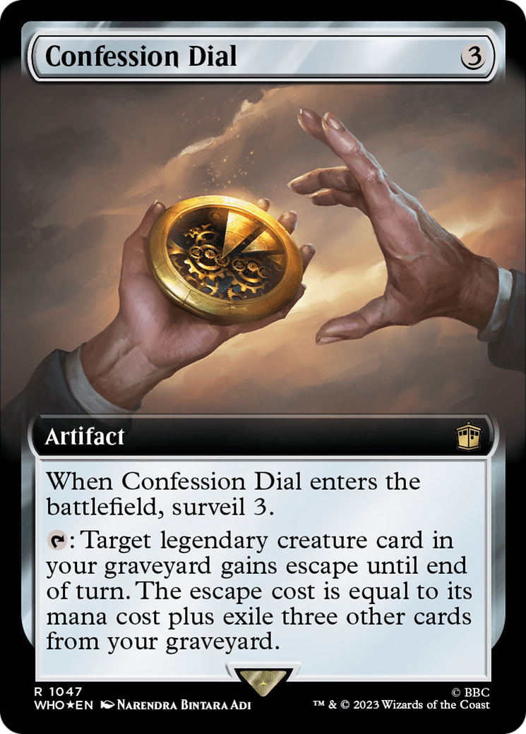 Confession Dial (Extended Art) (Surge Foil) [Doctor Who] | Dragon's Lair Comics and Fantasy Houston TX