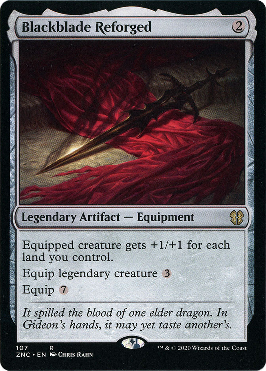 Blackblade Reforged [Zendikar Rising Commander] | Dragon's Lair Comics and Fantasy Houston TX