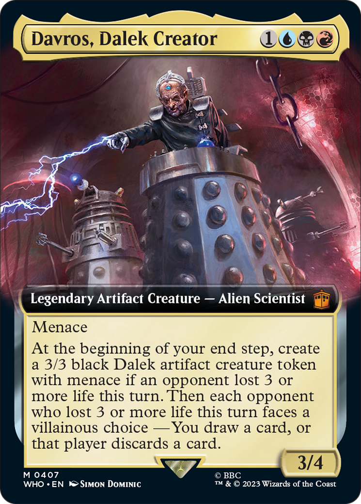 Davros, Dalek Creator (Extended Art) [Doctor Who] | Dragon's Lair Comics and Fantasy Houston TX