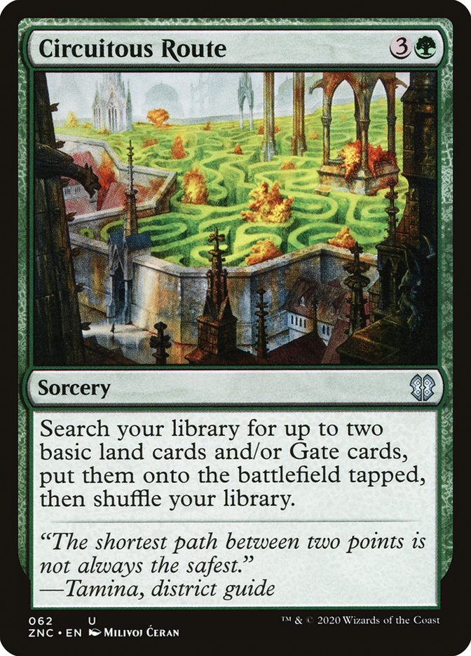 Circuitous Route [Zendikar Rising Commander] | Dragon's Lair Comics and Fantasy Houston TX