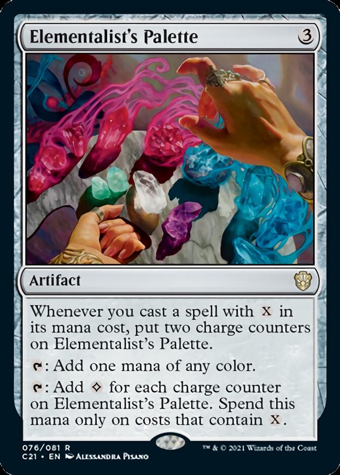 Elementalist's Palette [Commander 2021] | Dragon's Lair Comics and Fantasy Houston TX