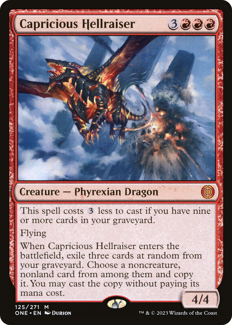 Capricious Hellraiser [Phyrexia: All Will Be One] | Dragon's Lair Comics and Fantasy Houston TX