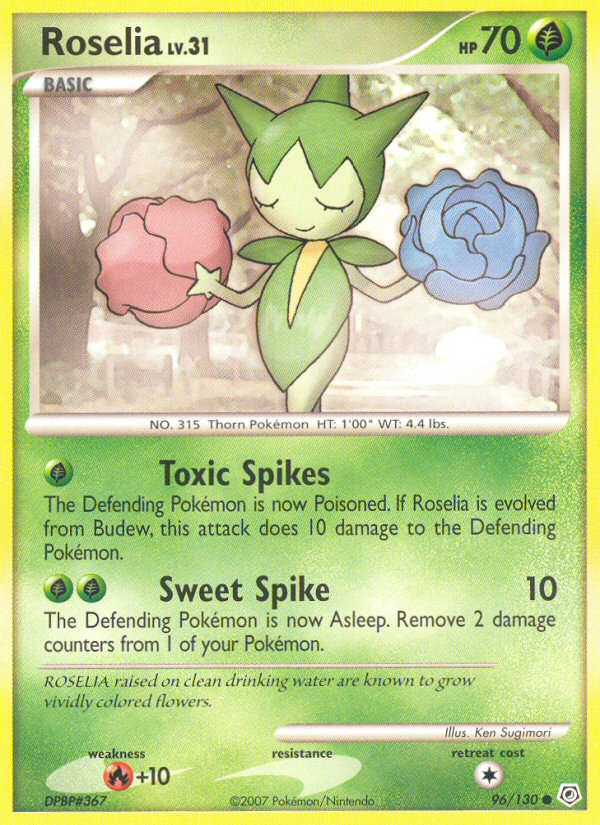 Roselia (96/130) [Diamond & Pearl: Base Set] | Dragon's Lair Comics and Fantasy Houston TX