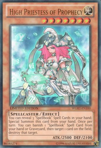 High Priestess of Prophecy [WGRT-EN100] Ultra Rare | Dragon's Lair Comics and Fantasy Houston TX
