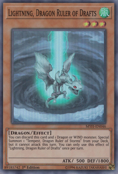 Lightning, Dragon Ruler of Drafts [MYFI-EN046] Super Rare | Dragon's Lair Comics and Fantasy Houston TX