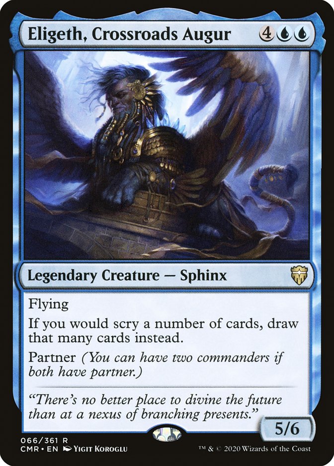Eligeth, Crossroads Augur [Commander Legends] | Dragon's Lair Comics and Fantasy Houston TX