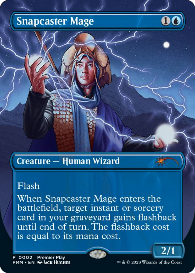 Snapcaster Mage (Borderless Alternate Art) [Regional Championship Qualifiers 2023] | Dragon's Lair Comics and Fantasy Houston TX