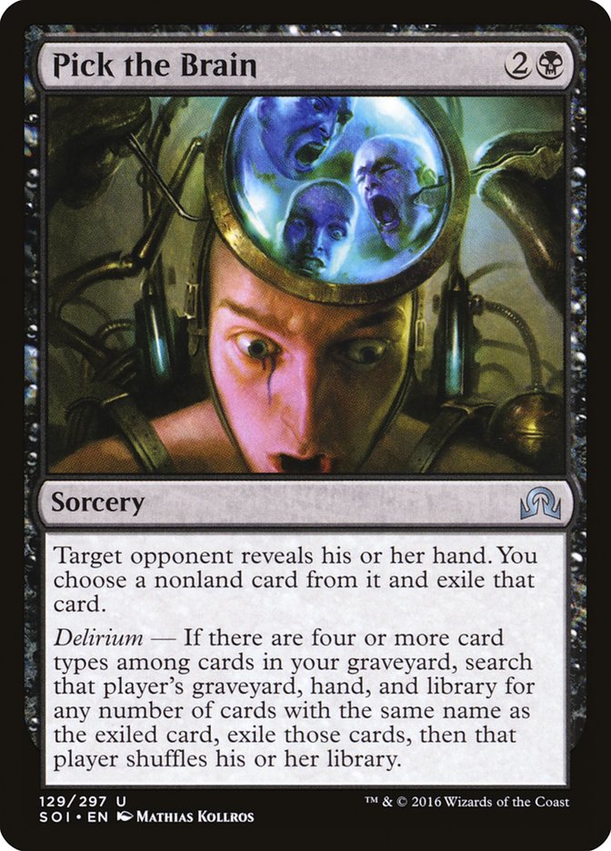 Pick the Brain [Shadows over Innistrad] | Dragon's Lair Comics and Fantasy Houston TX