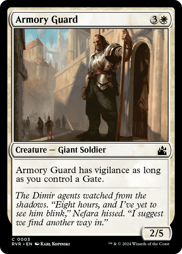 Armory Guard [Ravnica Remastered] | Dragon's Lair Comics and Fantasy Houston TX