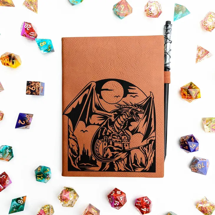NTSD Leatherette RPG Mini Dot Journal | Dragon's Lair Comics and Fantasy Houston TX