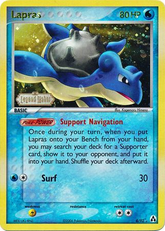 Lapras (8/92) (Stamped) [EX: Legend Maker] | Dragon's Lair Comics and Fantasy Houston TX