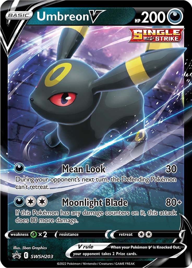 Umbreon V (SWSH203) [Sword & Shield: Black Star Promos] | Dragon's Lair Comics and Fantasy Houston TX