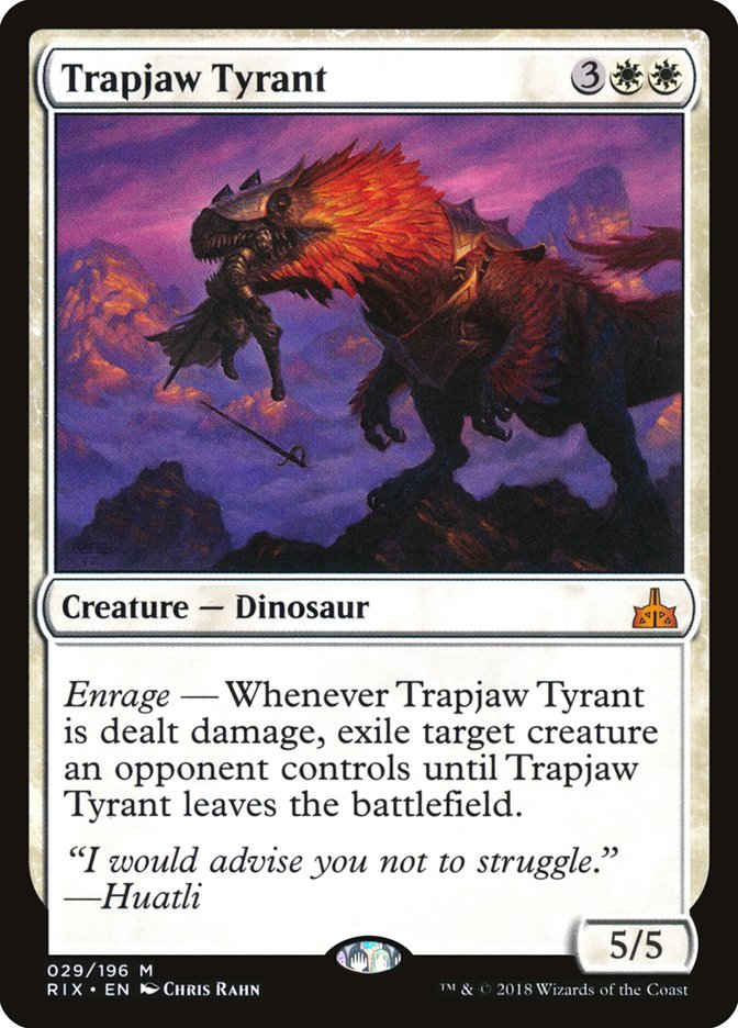 Trapjaw Tyrant [Rivals of Ixalan] | Dragon's Lair Comics and Fantasy Houston TX