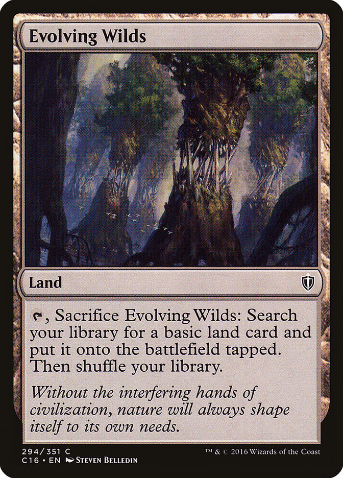 Evolving Wilds [Commander 2016] | Dragon's Lair Comics and Fantasy Houston TX