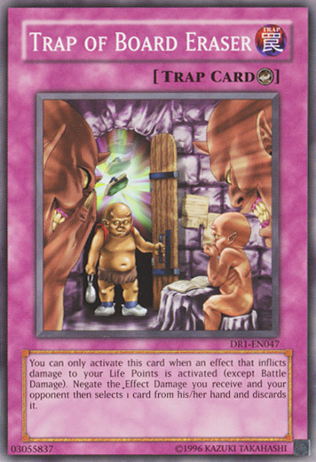 Trap of Board Eraser [DR1-EN047] Common | Dragon's Lair Comics and Fantasy Houston TX