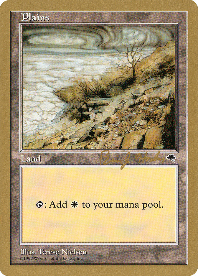 Plains (bh332) (Brian Hacker) [World Championship Decks 1998] | Dragon's Lair Comics and Fantasy Houston TX